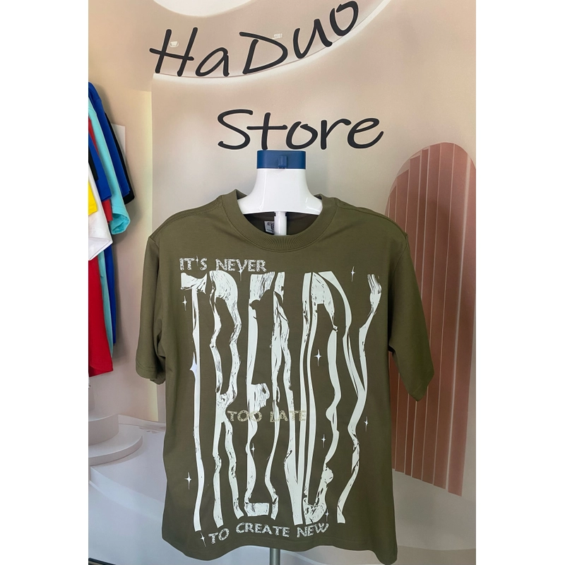 Áo Thun Oversize-Local Brand-Form rộng-full màu-new-In+Trơn 461100