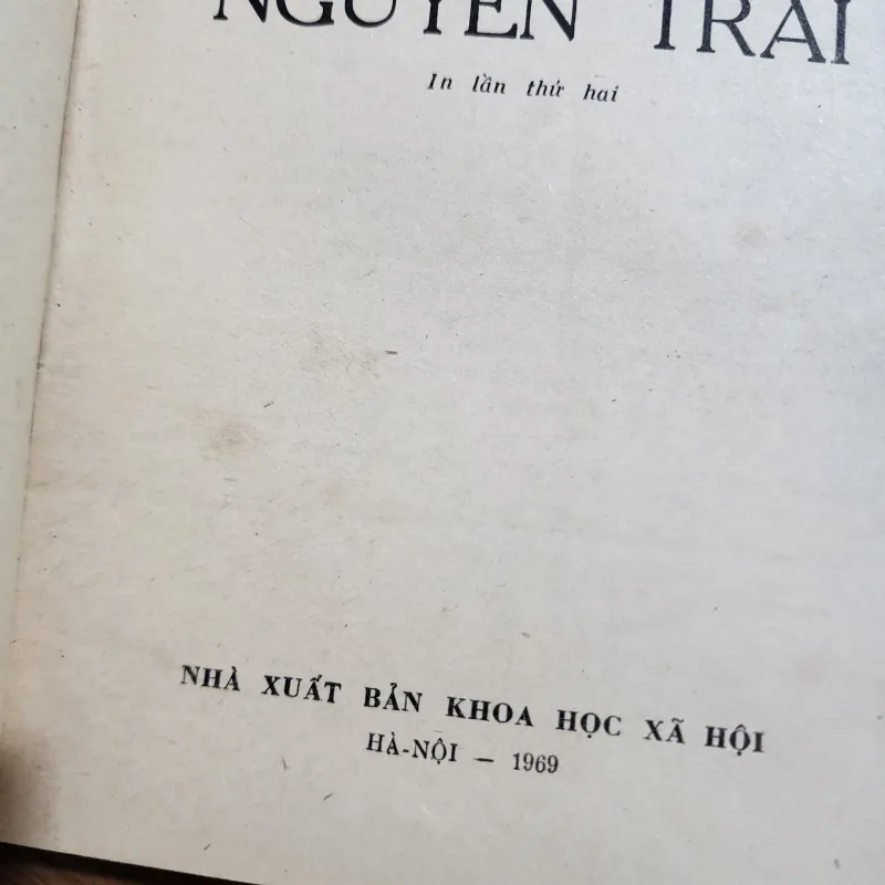 Nguyễn trãi | trần huy liệu | 1969 1006899
