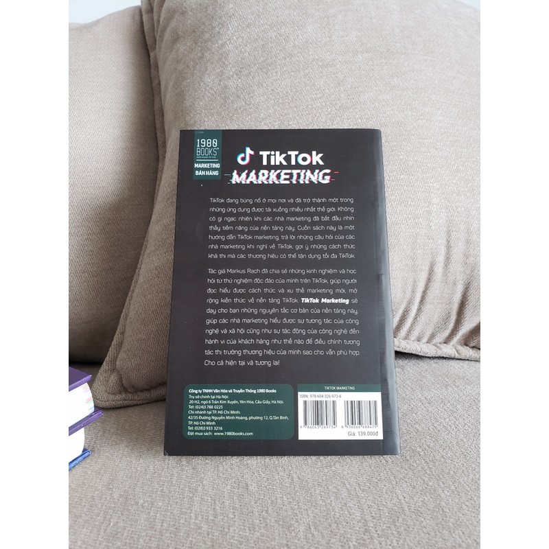 Sách - Tiktok Marketing - Markus Rach - Mới 80% 165100