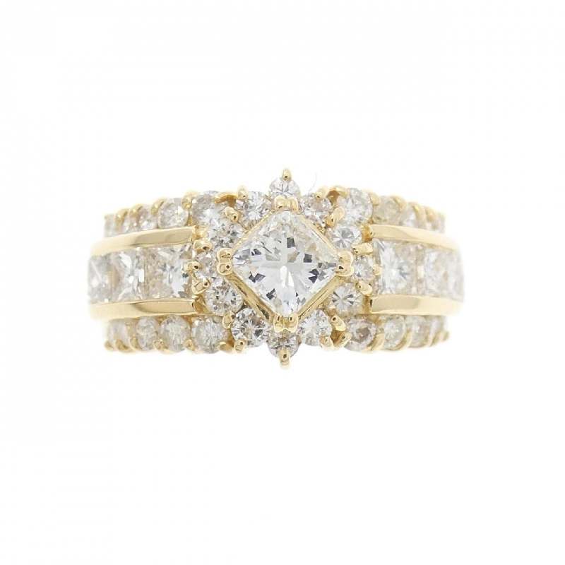 Nhẫn kim cương K18YG 1.56CT - Hàng hiệu Chính hãng 848000