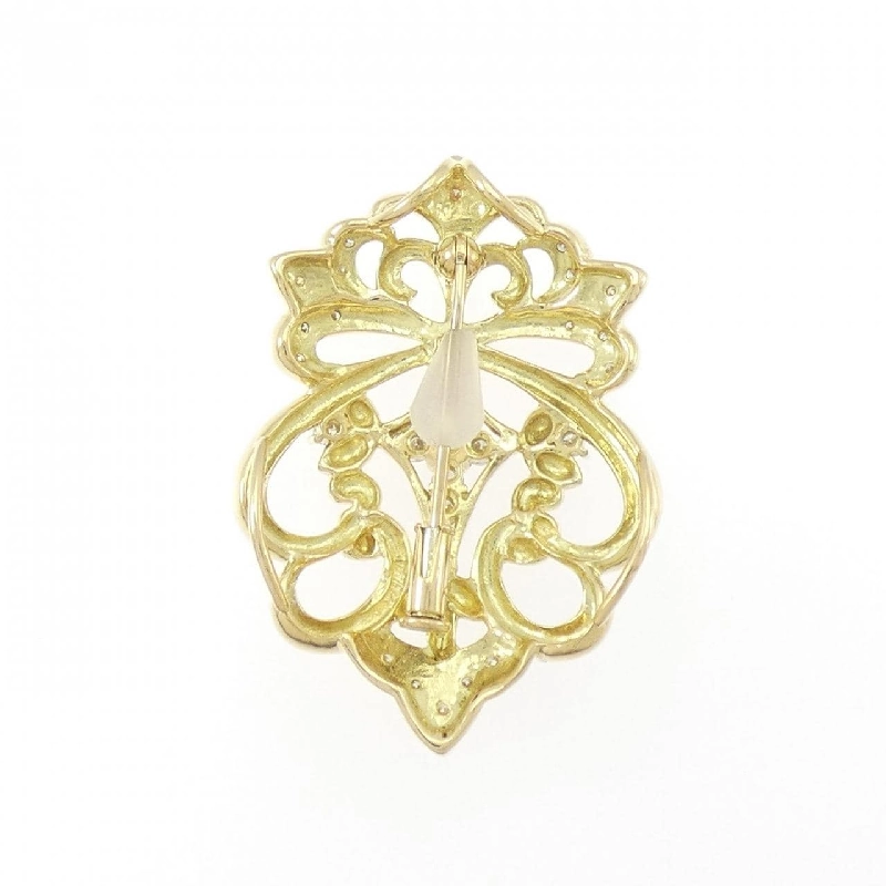 K18YG Kim cương Brooch 0.51CT - Hàng hiệu Chính hãng 873821