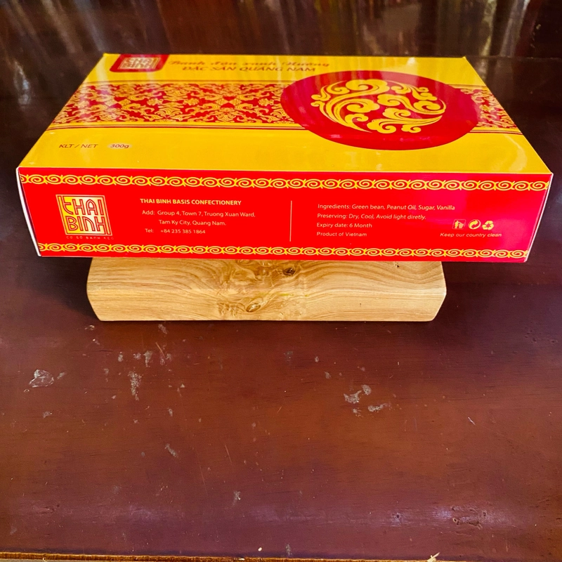 Combo 5 hộp bánh đậu xanh nướng (300g x 5) Thái Bình - Đặc sản Quảng Nam  443134