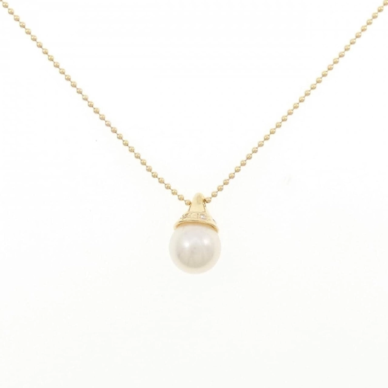 K18YG Ngọc trai Akoya Dây chuyền 7.2mm - Hàng hiệu Chính hãng 856825