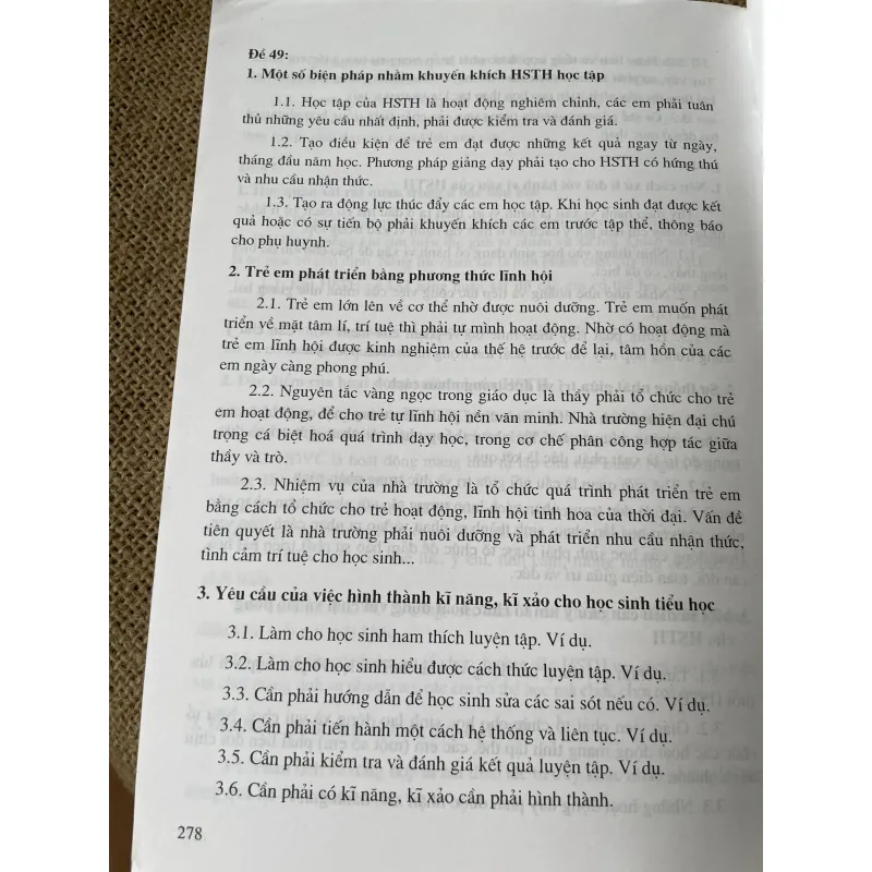 Giáo trình tâm lý học tiểu học - 280 trang khổ lớn - BÙI VĂN HUỆ  996753