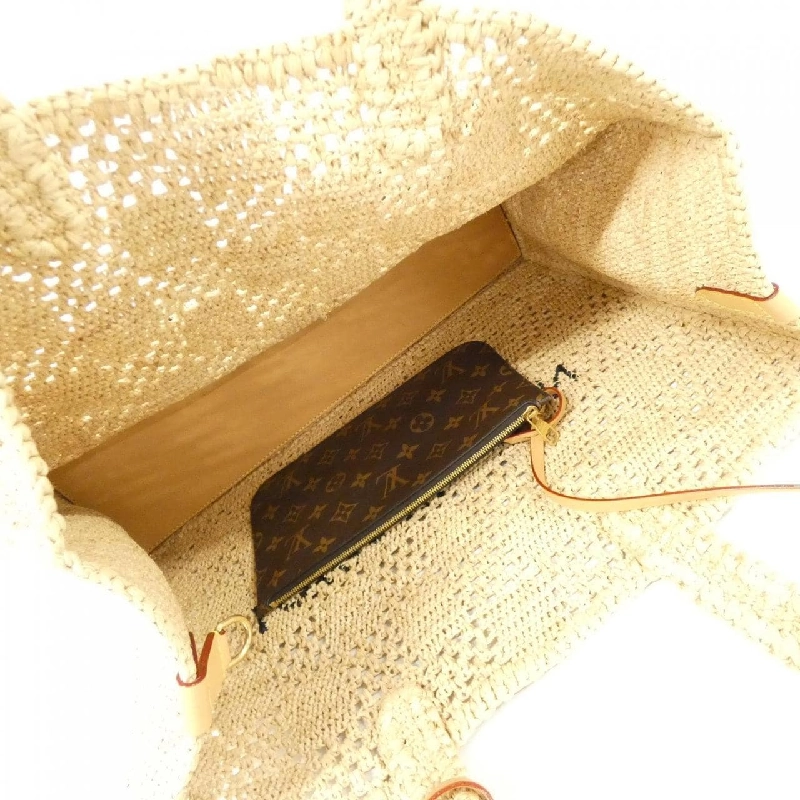 Túi xách Louis Vuitton Damier Raffia Summer Shopper Tote MM M25008 - Hàng hiệu Chính hãng 801463