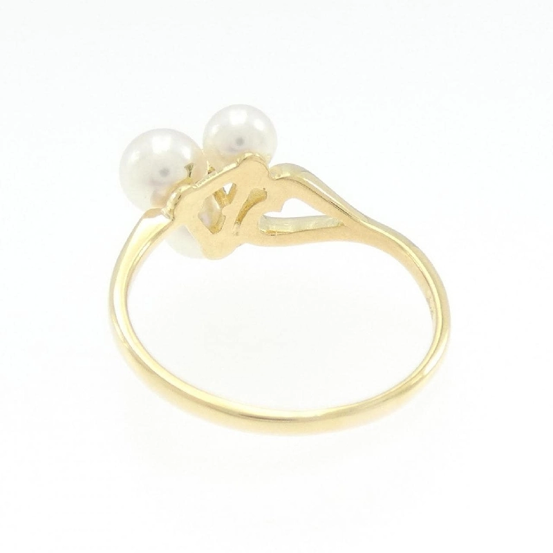 Nhẫn ngọc trai Akoya hình trái tim K18YG - Hàng hiệu Authentic 845863