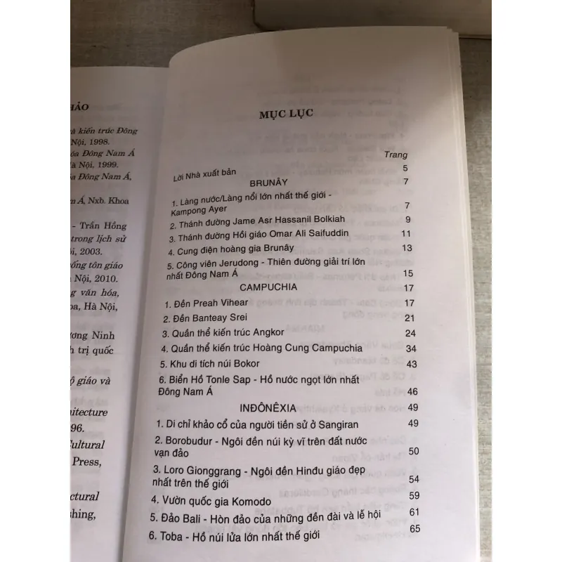 Đông Nam Á: các di tích lịch sử, danh thắng và công trình kiến trúc tiêu biểu 782805
