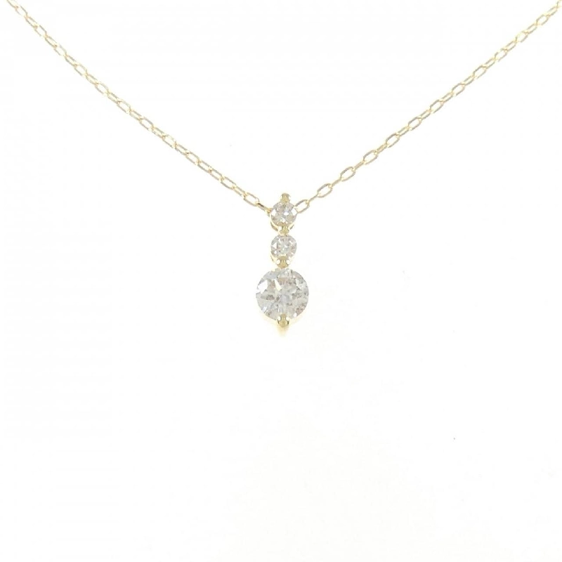 K18YG Dây chuyền kim cương 0.50CT - Hàng hiệu Authentic 861349