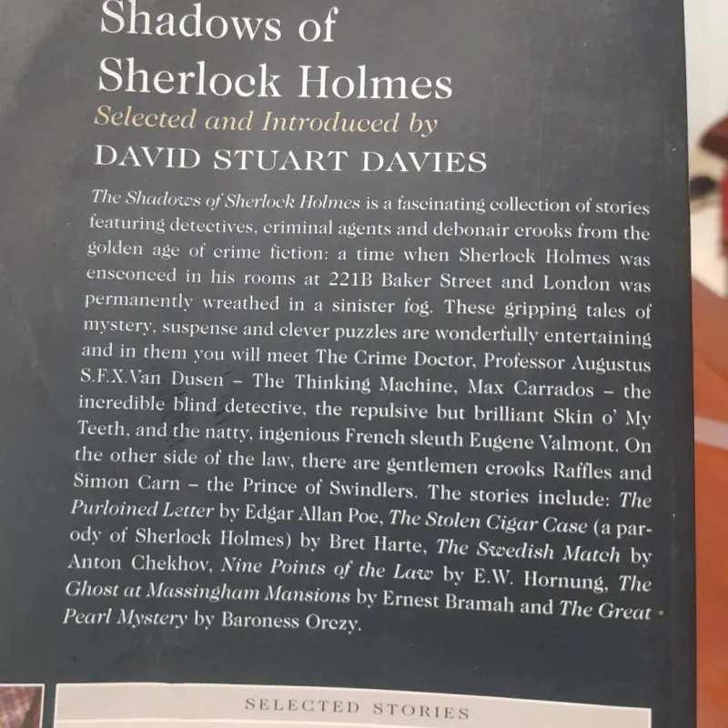 Wordsworth Classics - SHADOWS OF SHERLOCK HOLMES 796324