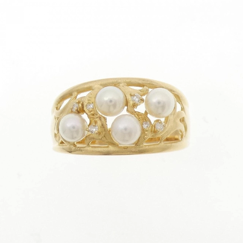 Nhẫn ngọc trai Akoya K18YG - Hàng hiệu Authentic 852120