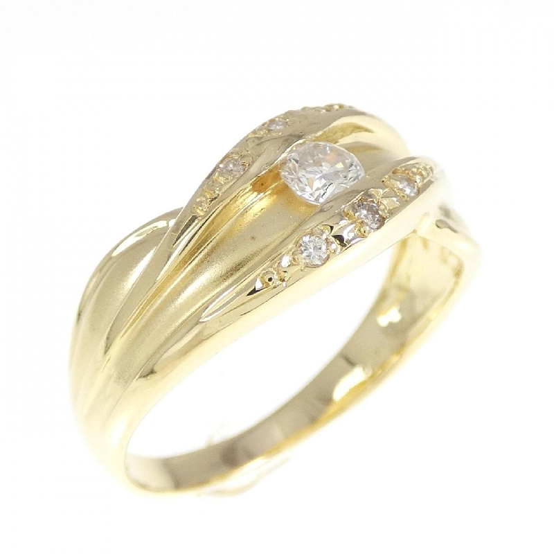 Nhẫn kim cương K18YG 0.20CT 670658