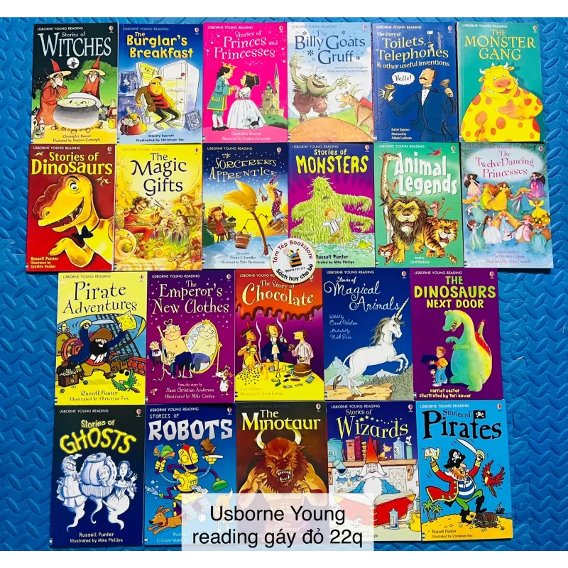 Set 5 Usborne Young Reading Series 1 – bộ vàng gáy đỏ (22 cuốn) 759335