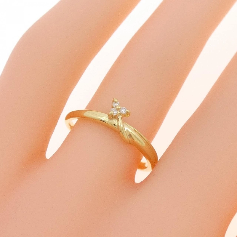 Nhẫn kim cương K18YG 0.03CT 669914