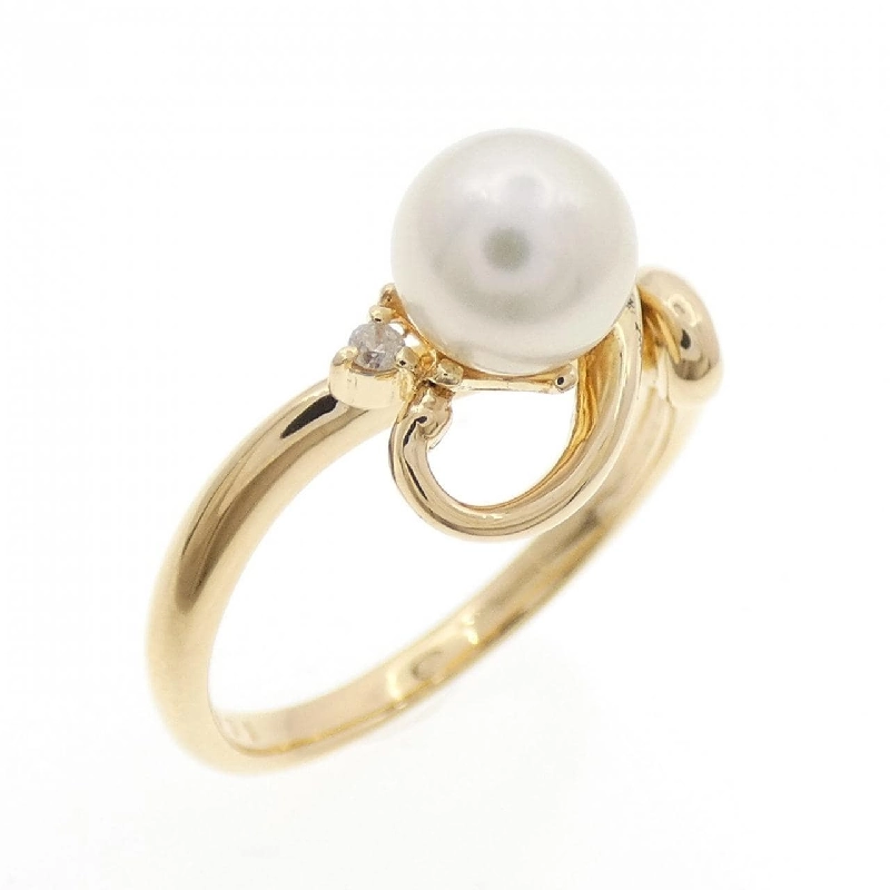 Nhẫn ngọc trai Akoya K18YG 6.2mm - Hàng hiệu Chính hãng 854303