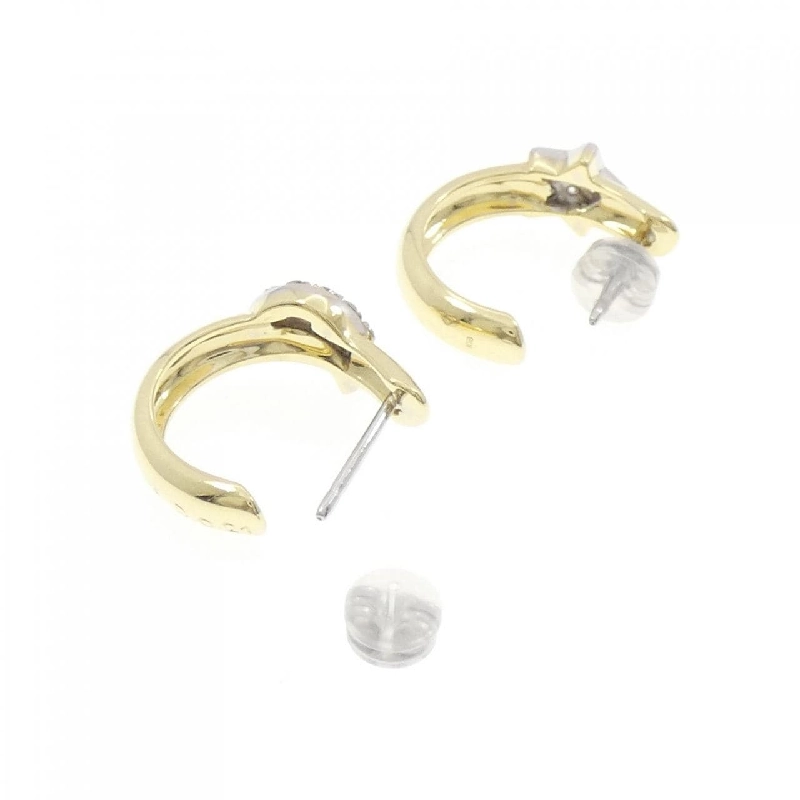 K18YG/K18WG Mặt trăng × Ngôi sao Bông tai Kim cương 0.21CT - Hàng hiệu Chính hãng 870981