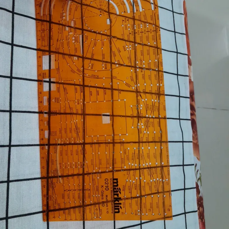 Hàng Tây Đức- Thước mẫu TK đường ray Marklin 0210 (Track Planning Stencil) tl 1:87 799663