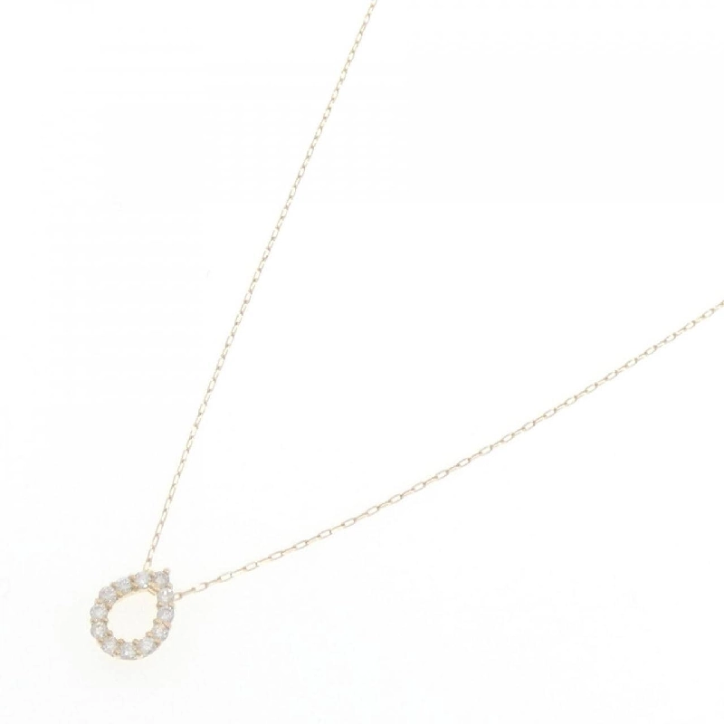 K18YG Dây chuyền kim cương 0.10CT - Hàng hiệu Chính hãng 862345