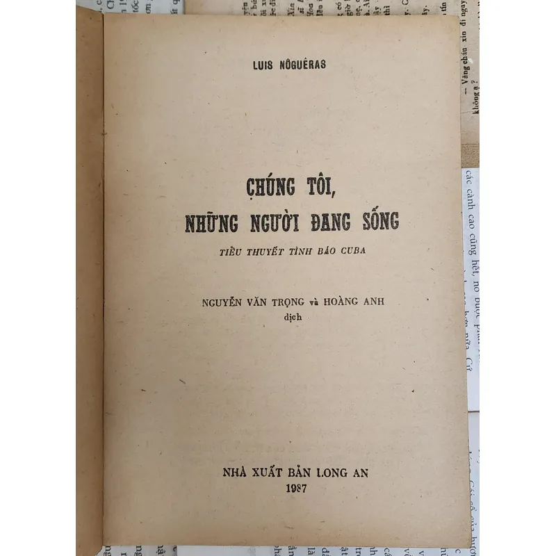 Truyện tình báo Cuba: CHÚNG TÔI NHỮNG NGƯỜI ĐANG SỐNG 702973