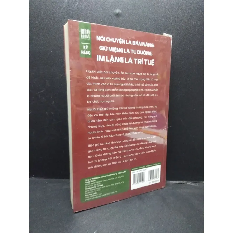 [Phiên Chợ Sách Cũ] Nói Chuyện Là Bản Năng Giữ MIệng Là Tu Dưỡng Im Lặng Là Trí Tuệ Trương Tiểu Hằng 2303 418015