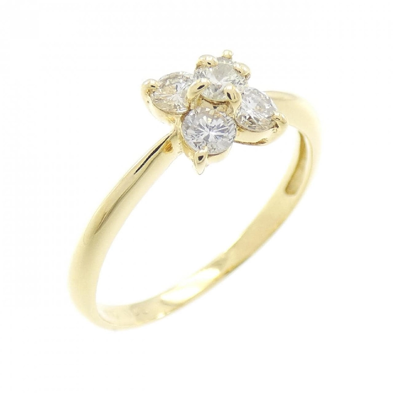 Nhẫn kim cương hoa K18YG 0.45CT - Hàng hiệu Authentic 855380