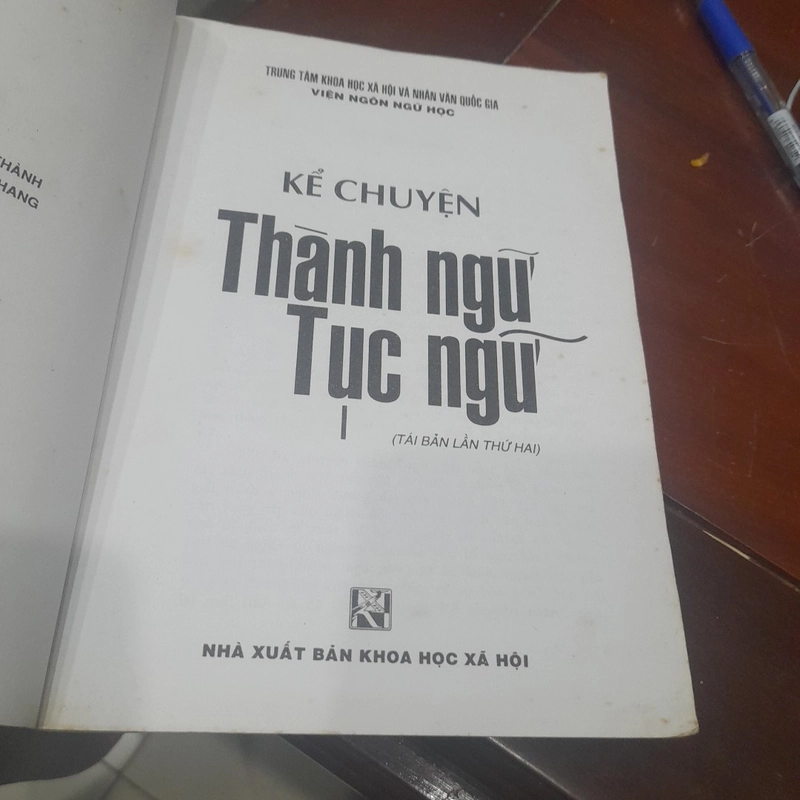 Viện Ngôn ngữ học - KỂ CHUYỆN THÀNH NGỮ TỤC NGỮ 310359