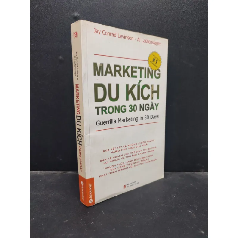 [Sách Cũ SCGR] Marketing du kích trong 30 ngày Jay Conrad Levinson AI Lautenslager 2014 mới 70% rách bìa ố HCM1105 Marketing 680275