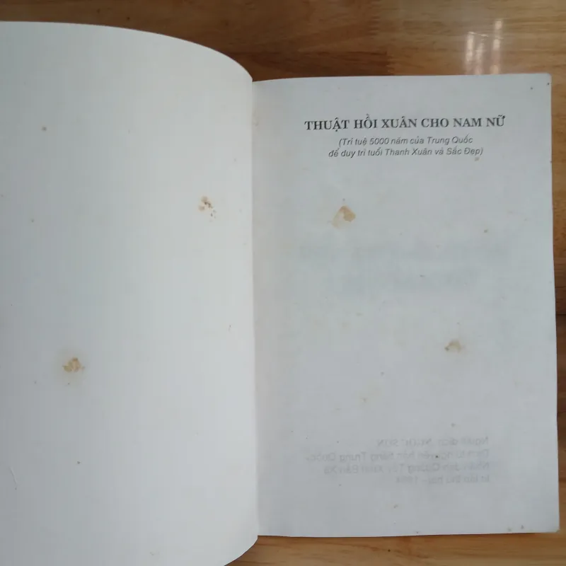 Thuật Hồi Xuân Cho Nam Nữ - Song Hòa biên soạn 956924