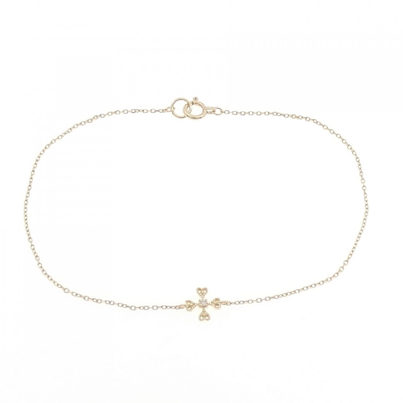 K10YG Heart Diamond Bracelet - Hàng hiệu Authentic 878325