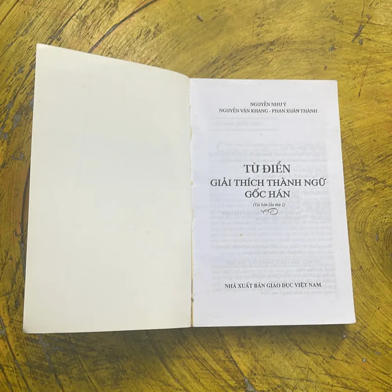 TỪ ĐIỂN GIẢI THÍCH THÀNH NGỮ GỐC HÁN- NGUYỄN NHƯ Ý CHỦ BIÊN 697815