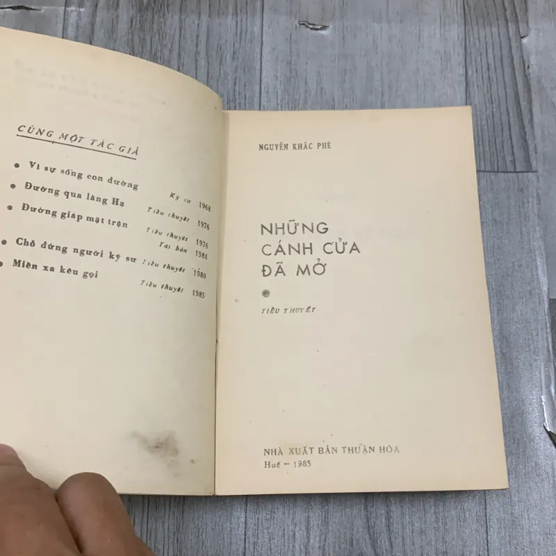 Những cánh cửa đã mở - nguyễn khắc phê. 6a2 1040558
