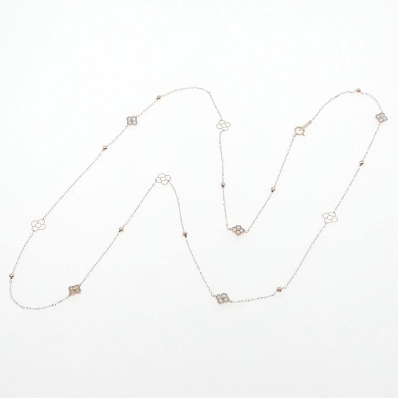 K18PG Hoa Kim Cương Dây Chuyền 1.00CT - Hàng hiệu Chính hãng 848009