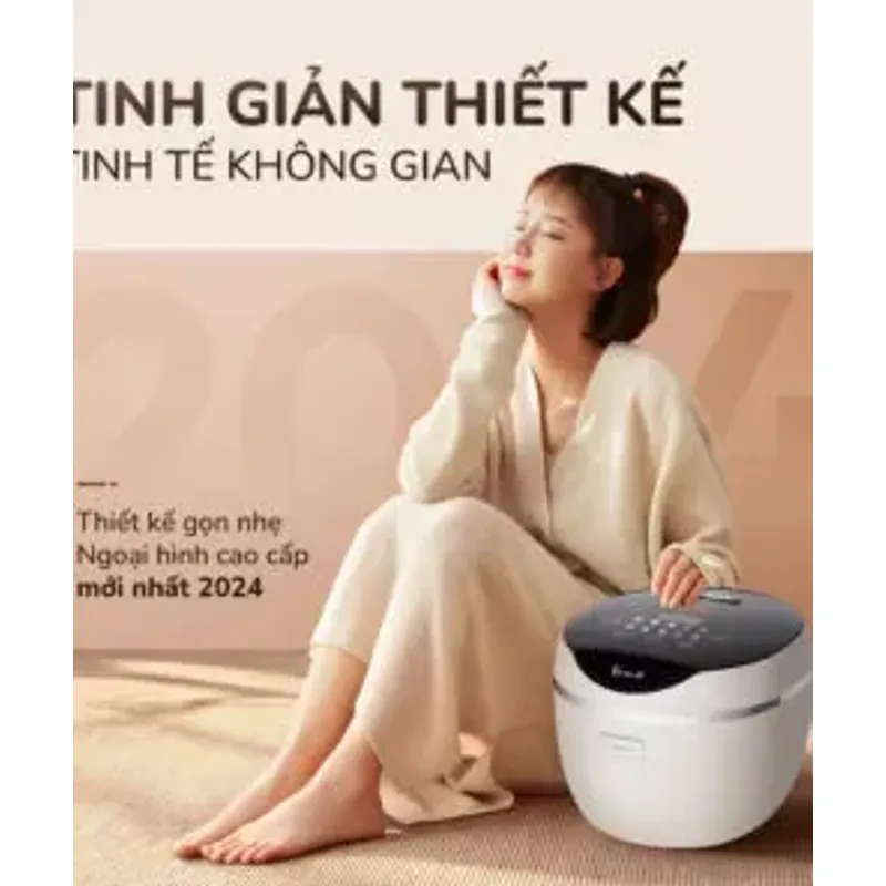 🍚 Nồi cơm điện tử UNIE URC612 – Lòng inox, nấu cơm giảm đường, dung tích 1,2L! 707449