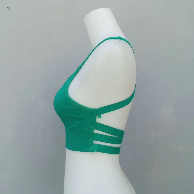 Áo bra tập thể dục, tập gym màu xanh 932378