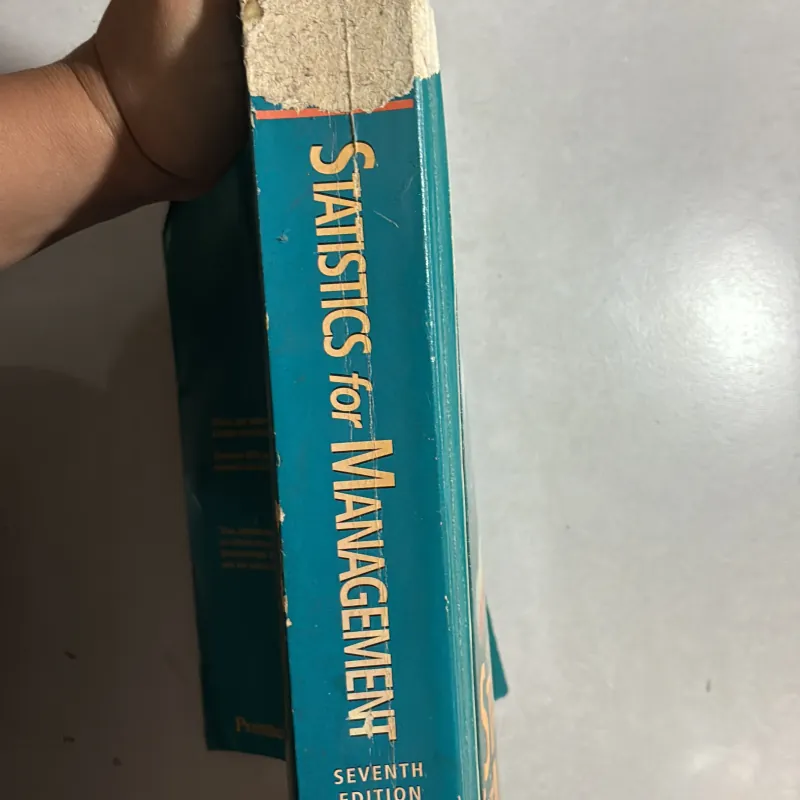 Statistics for Management 7th - Richard I. Levin 800317