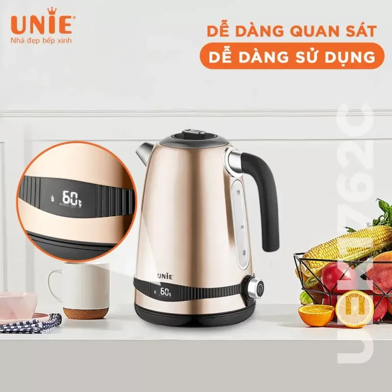 🔥⚡ UNIE UEK1762C – Ấm siêu tốc 2200W đun sôi siêu nhanh 732487