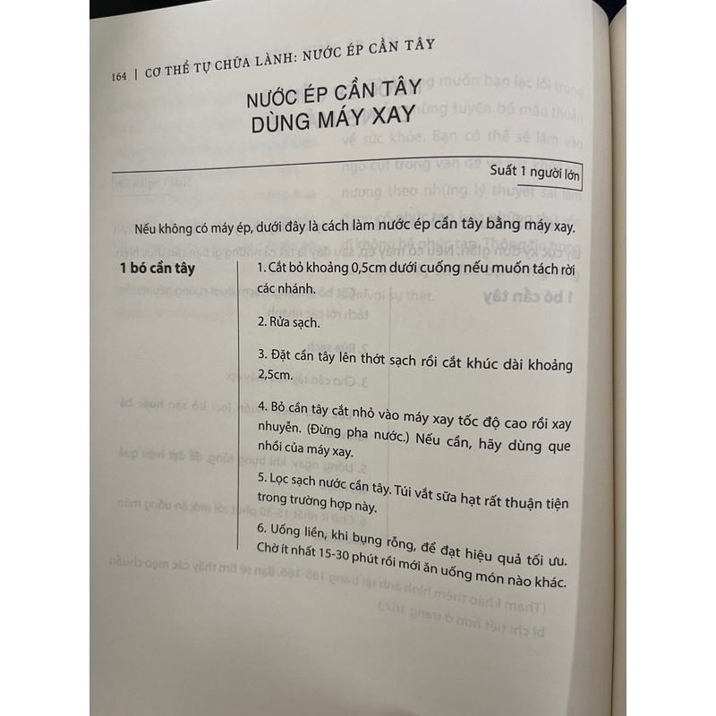 CƠ THỂ TỰ CHỮA LÀNH - NƯỚC ÉP CẦN TÂY - mới 99% ( mua nhưng chưa đọc) 78770