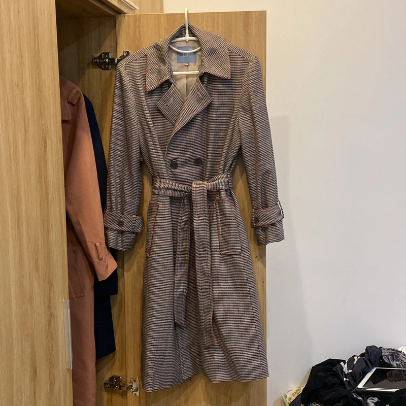 Áo trech coat kẻ 546946