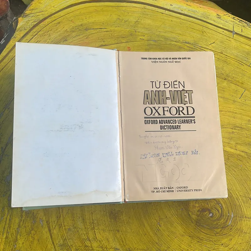 TỪ ĐIỂN ANH - VIỆT ENGLISH - VIETNAMESE DICTIONARY  697198