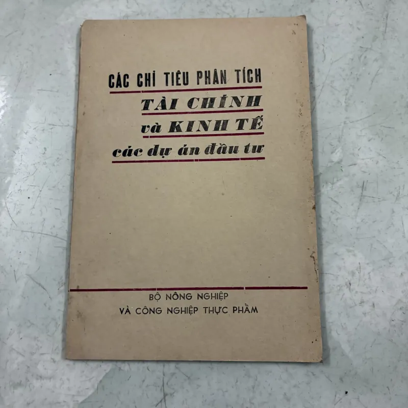 Các chỉ tiêu phân tích tài chính và kinh tế của các dự án đầu tư 1019895