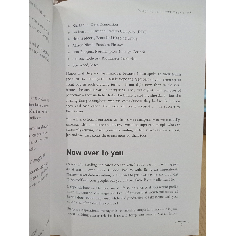 Inspirational manager: How to build relationships that deliver results - Judith Leary-Joyce 527613