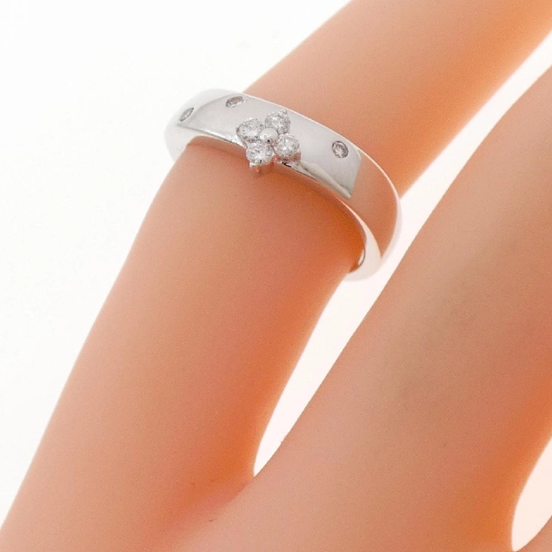 Nhẫn hồng ngọc kim cương K18WG - Hàng hiệu Authentic 855249