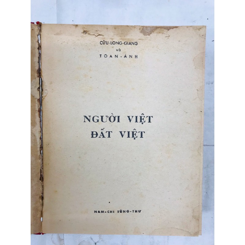 Người việt đất việt - Toan Ánh & Cửu Long Giang ( sách đóng bìa ) 128910