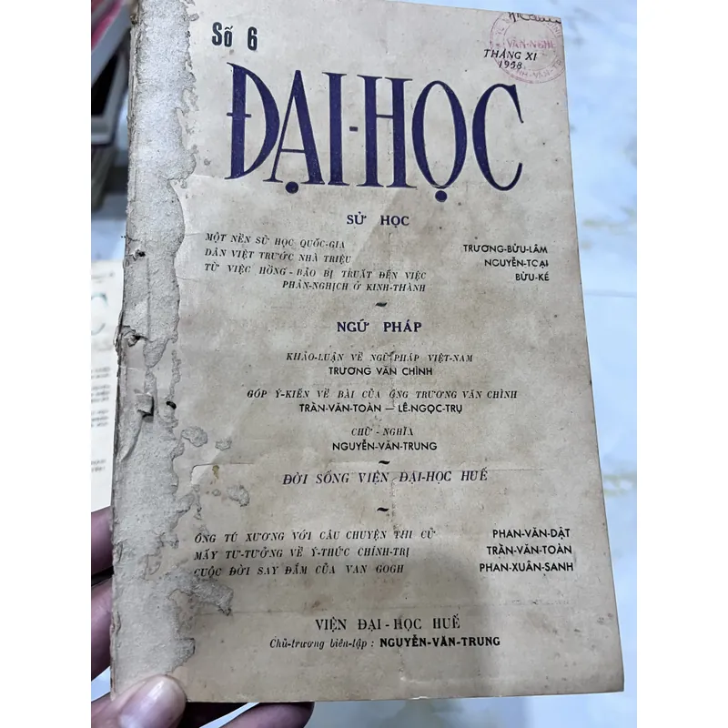 Tạp chí Đại học - Viện đại học Huế 717000