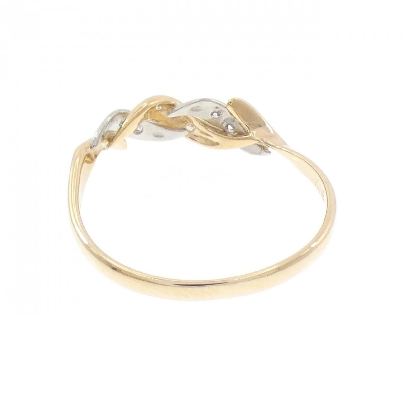 Nhẫn kim cương K18YG/PT900 0.06CT - Hàng hiệu Authentic 850794