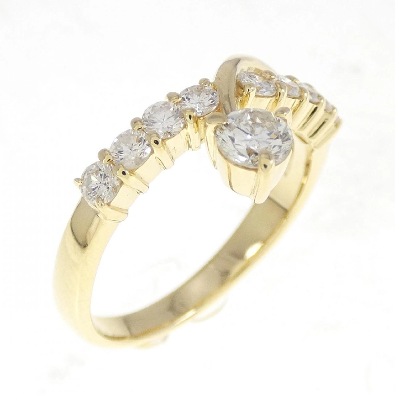 Nhẫn kim cương K18YG 0.22CT 672796