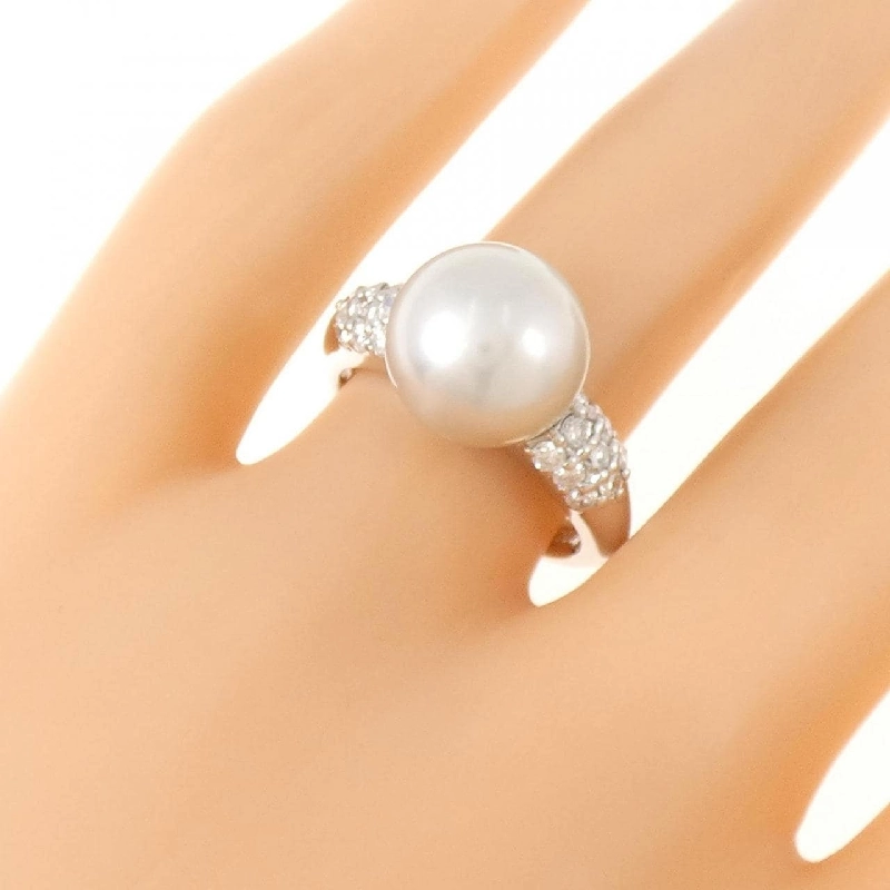 Nhẫn ngọc trai trắng PT900 10.4mm - Hàng hiệu Chính hãng 852744