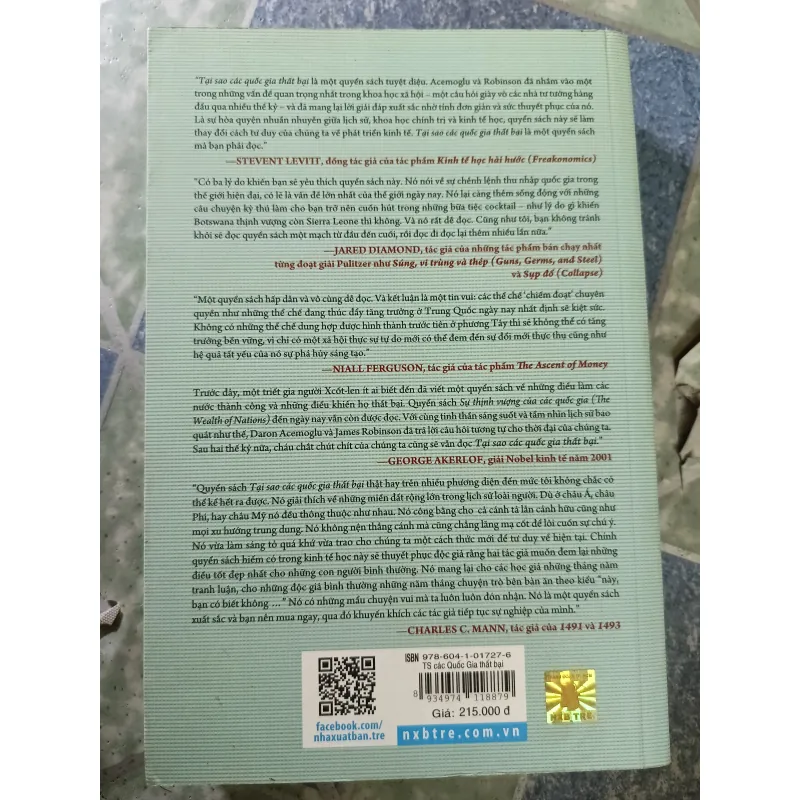 Tại sao các Quốc Gia thất bại - Daron Acemoglu & James A. Robinson 932095