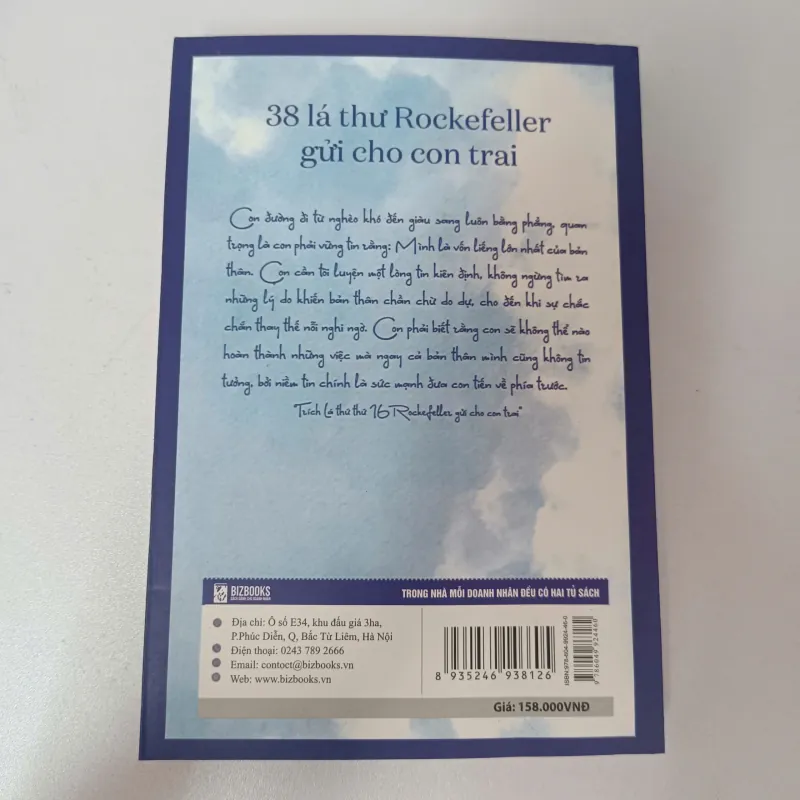 38 lá thư Rockefeller gửi cho con trai - Rockefeller 992222