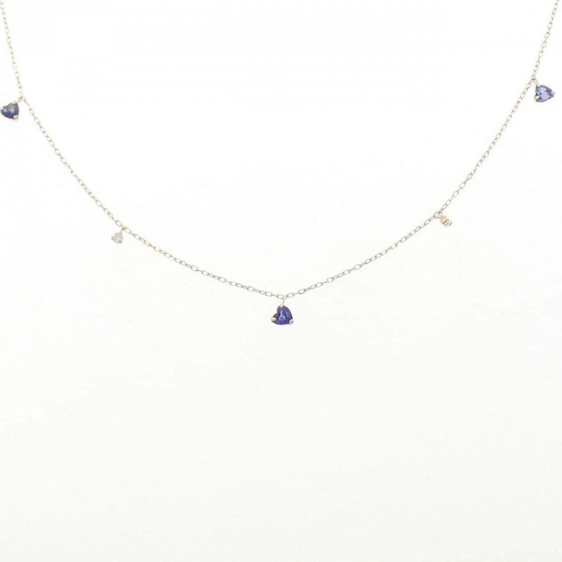 K18YG Sapphire Necklace - Hàng hiệu Authentic 866073