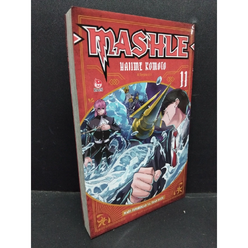Mashle tập 11 Mash Burnedead và thần nước Hajime Komoto mới 90% ố nhẹ 2024 HCM.ASB0711 448091